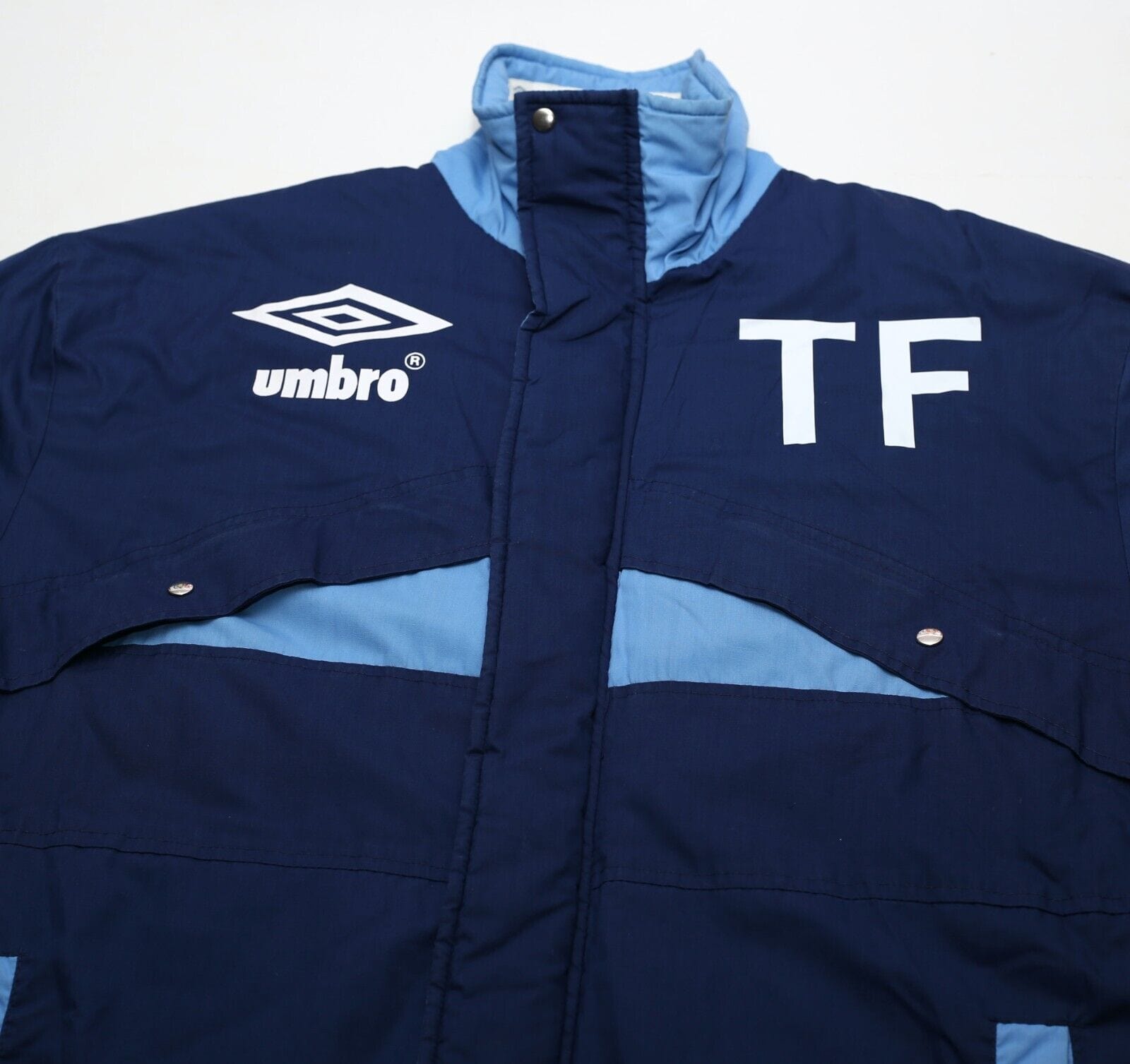 1990/92 SHEFFIELD WEDNESDAY Vintage Umbro Football Bench Coat Jacket (M)