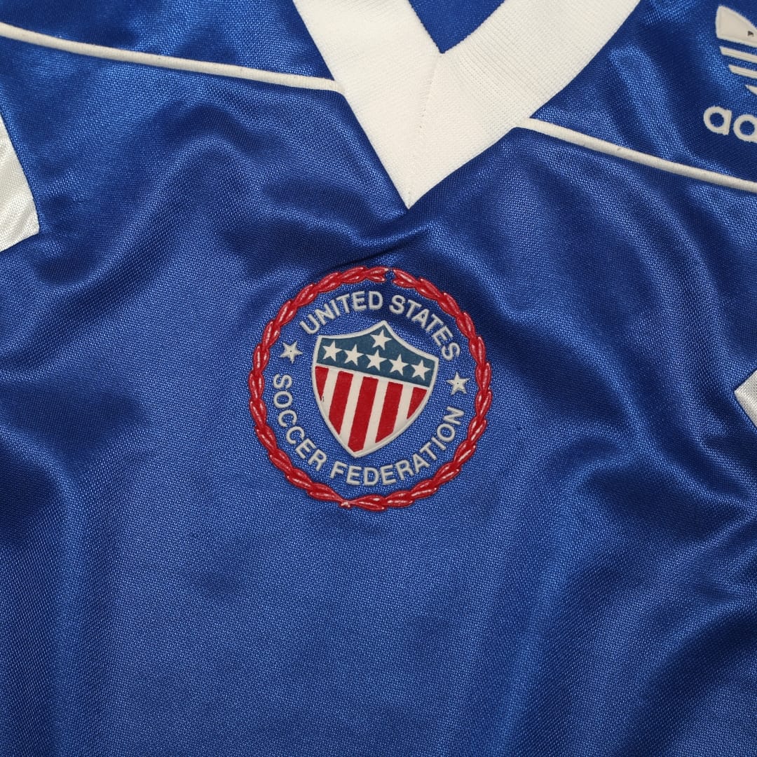 1990/92 USA Vintage adidas Away Football Soccer Shirt Jersey (L)