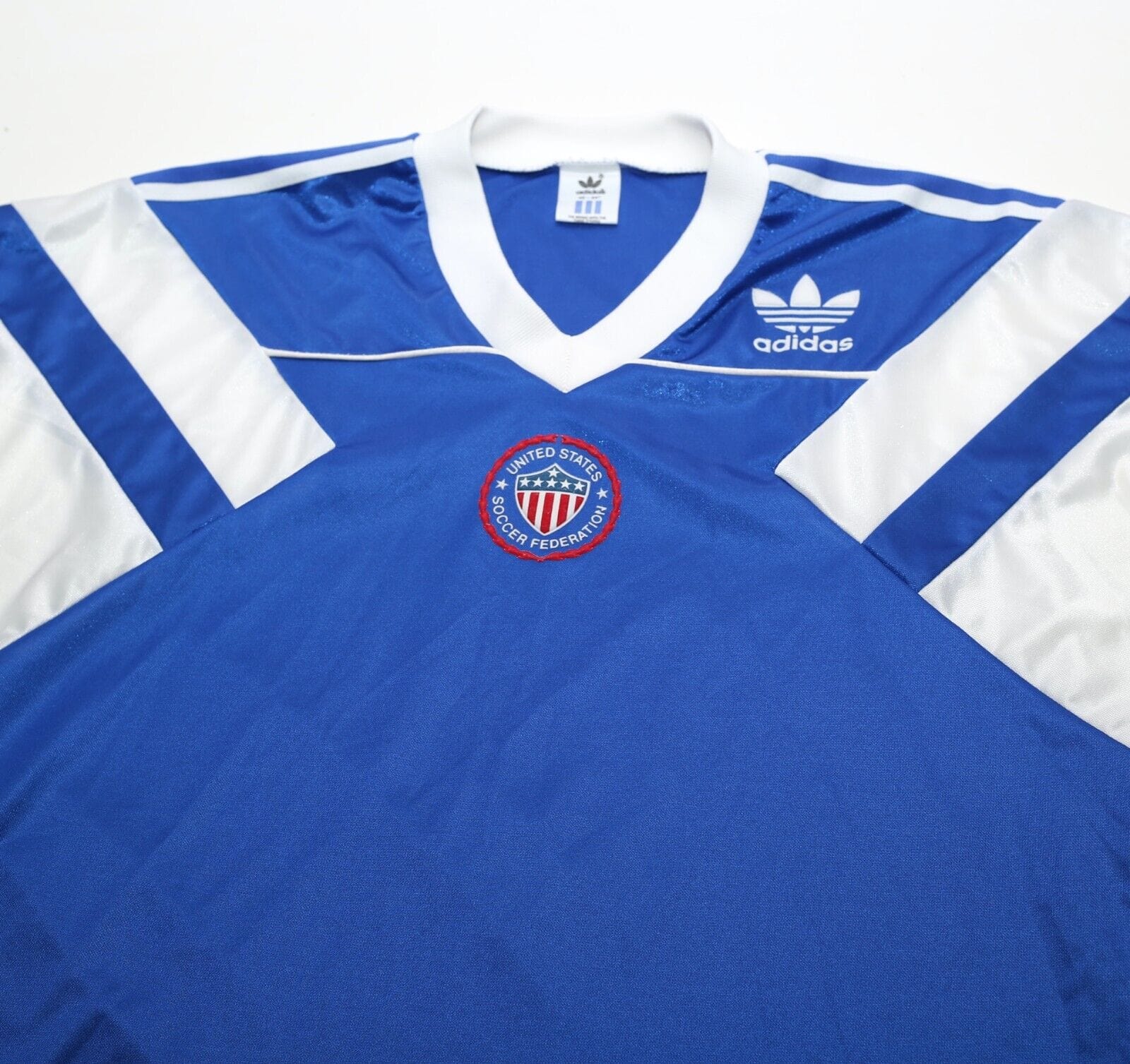 1990/92 USA Vintage adidas Away Football Soccer Shirt Jersey (L)