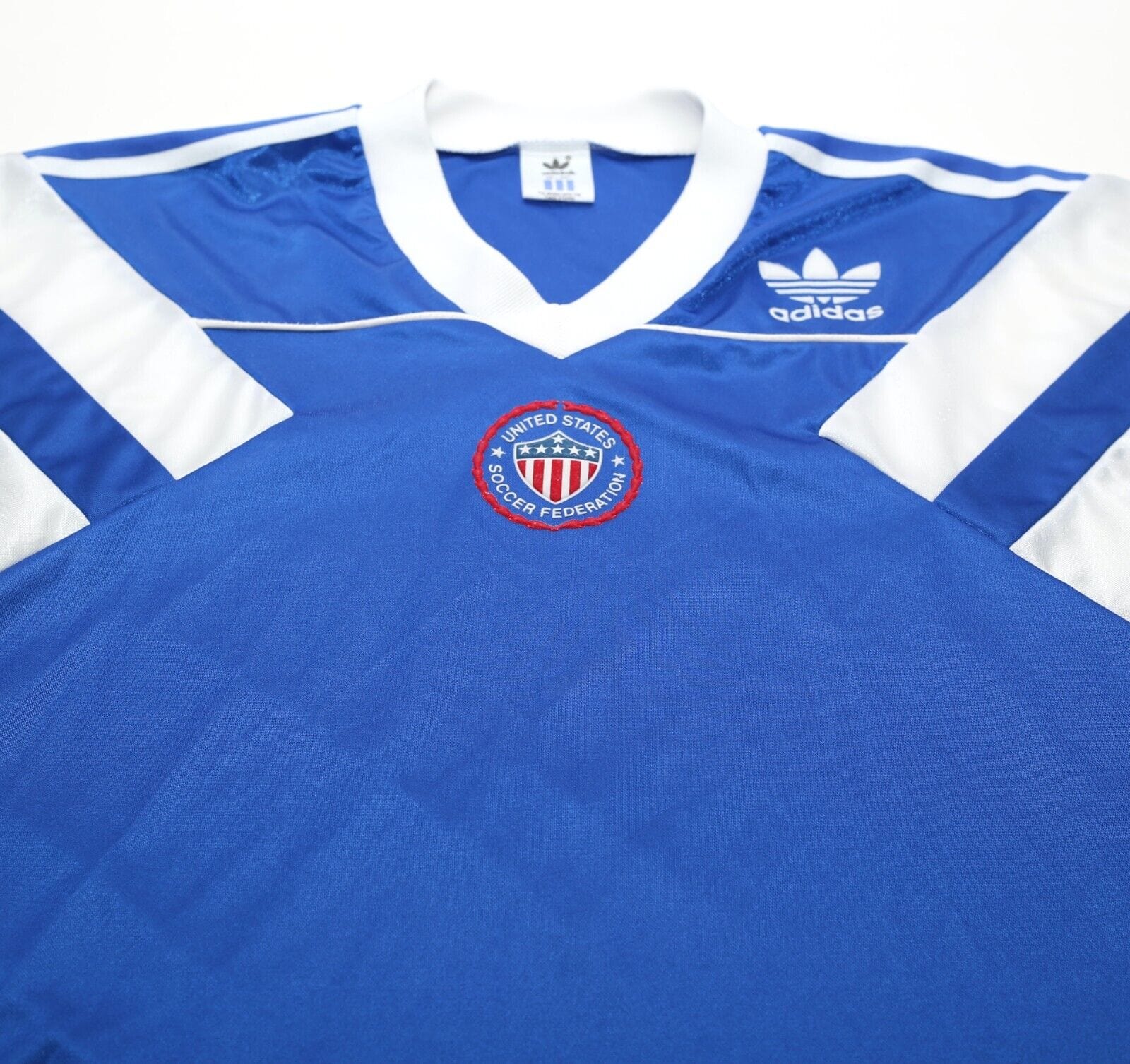 1990/92 USA Vintage adidas Away Football Soccer Shirt Jersey (L)