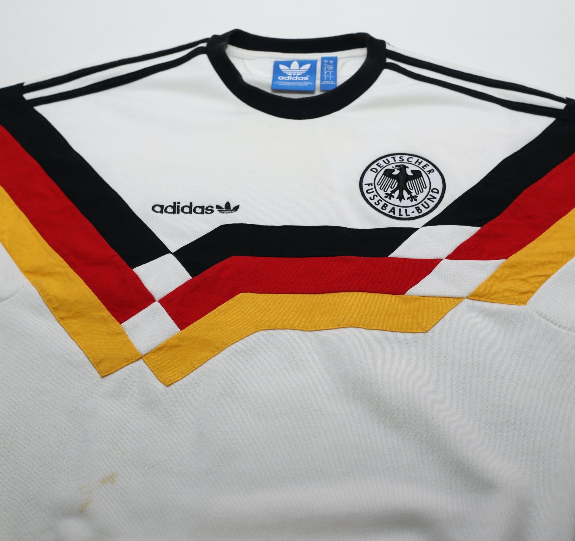 1990/92 WEST GERMANY Retro adidas Originals Italia 90 Sweatshirt (S)