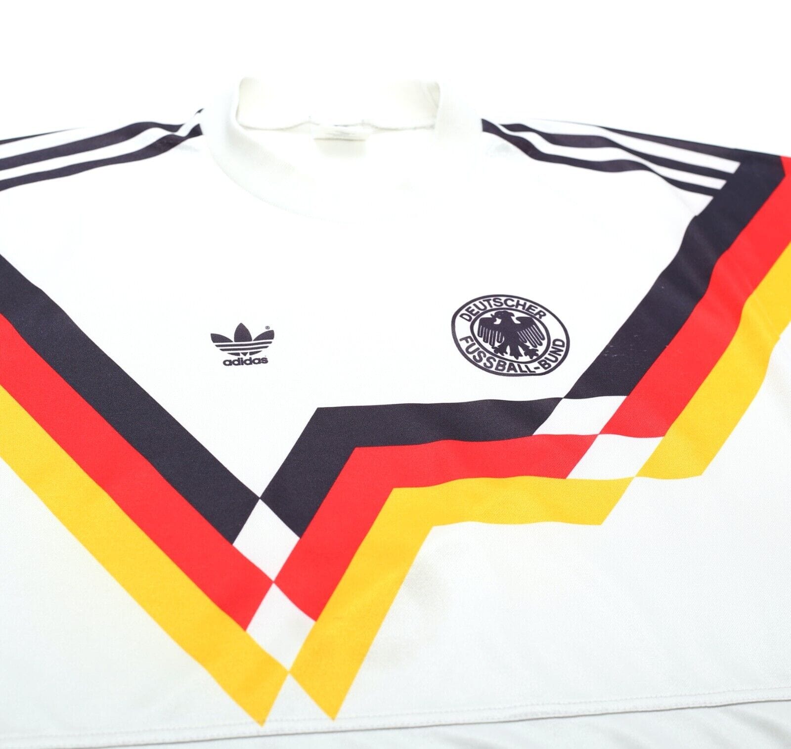 1990/92 WEST GERMANY Vintage adidas Football Shirt Jersey (L) 42/44 Italia 90