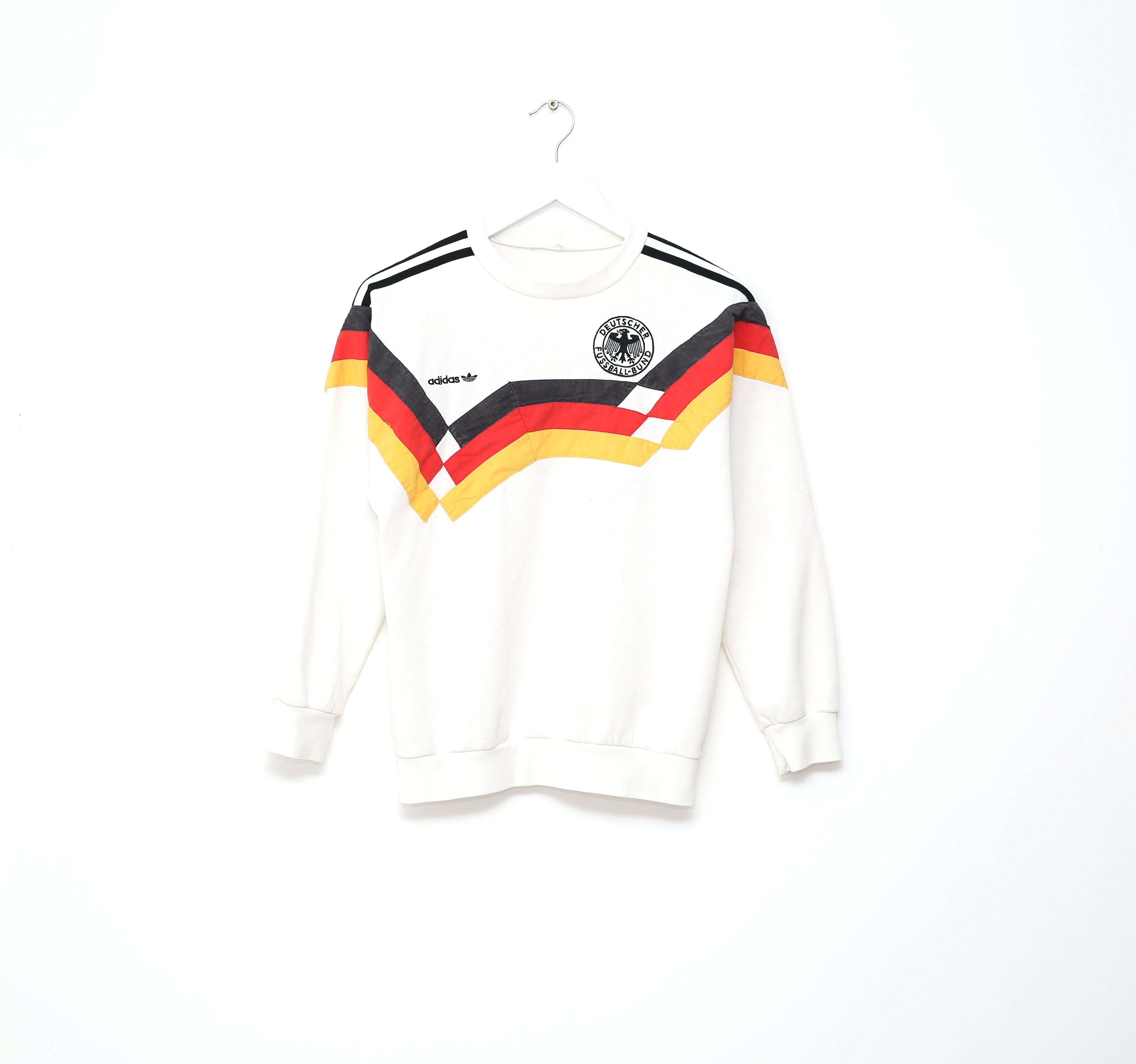 1990/92 WEST GERMANY Vintage adidas Italia 90 Sweatshirt (XS