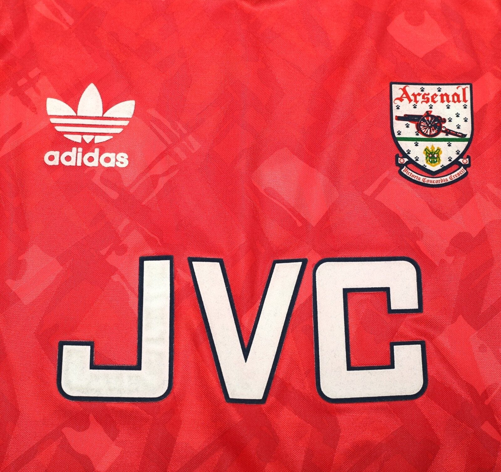 1990/92 WRIGHT #8 Arsenal Retro adidas Originals Home Football Shirt (M)