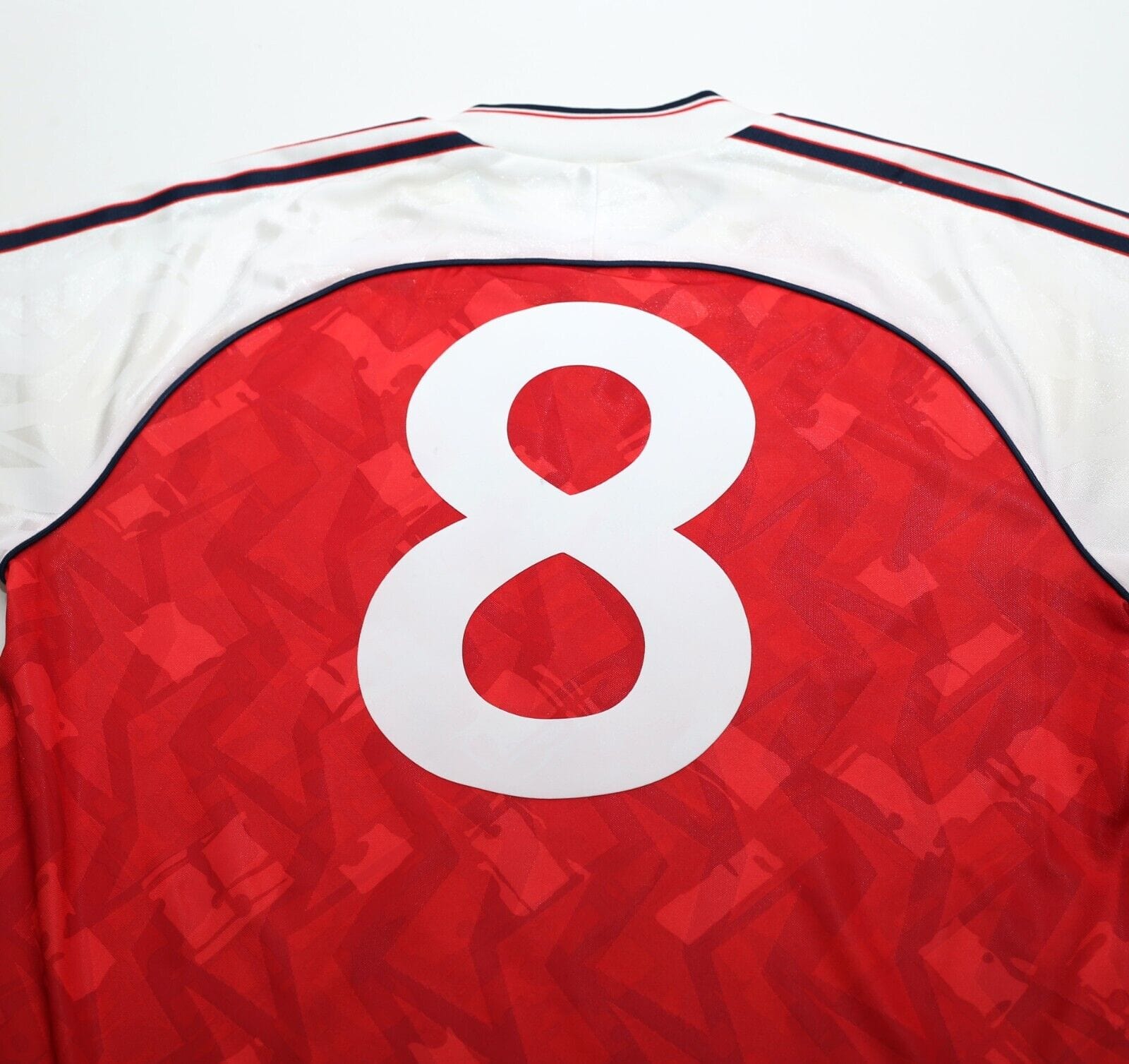 1990/92 WRIGHT #8 Arsenal Retro adidas Originals Home Football Shirt (M)