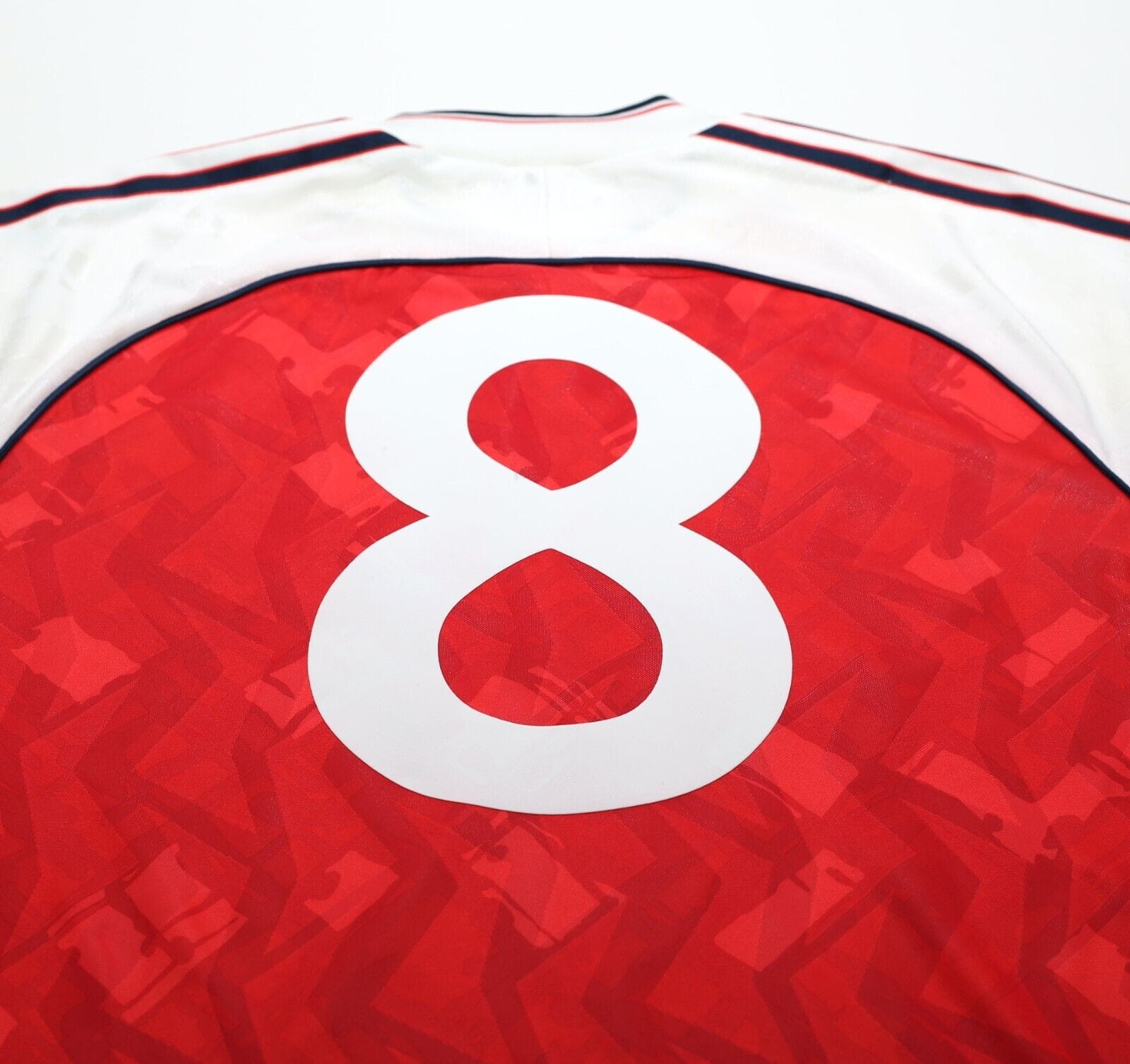 1990/92 WRIGHT #8 Arsenal Retro adidas Originals Home Football Shirt (M)