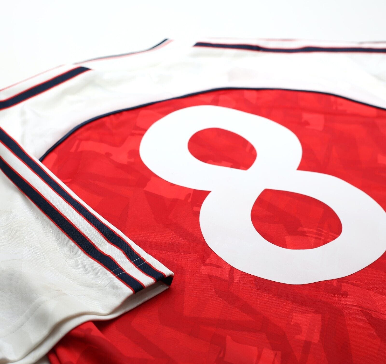 1990/92 WRIGHT #8 Arsenal Retro adidas Originals Home Football Shirt (M)