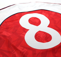 1990/92 WRIGHT #8 Arsenal Retro adidas Originals Home Football Shirt (S)