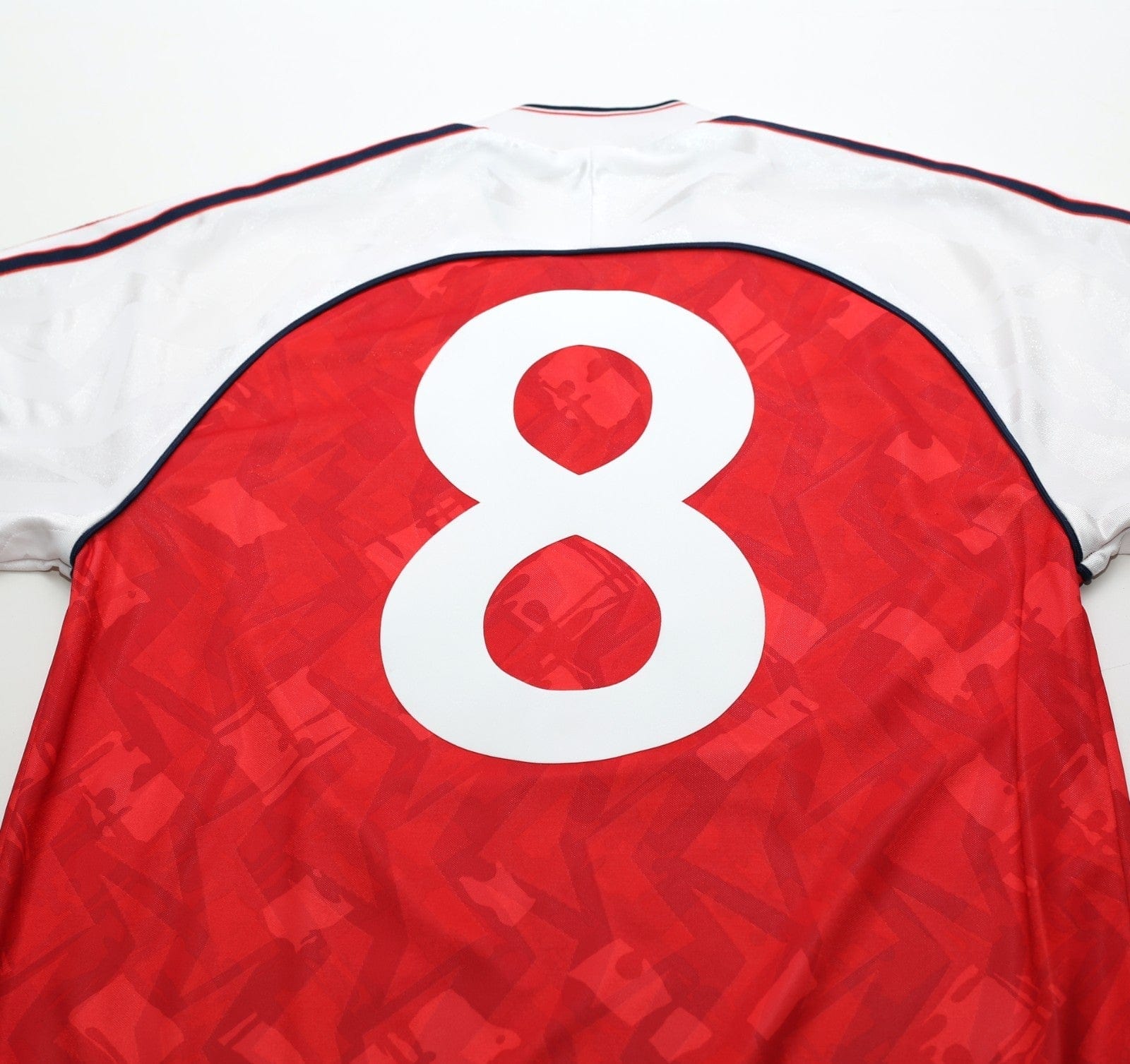 1990/92 WRIGHT #8 Arsenal Retro adidas Originals Home Football Shirt (S)