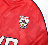 1990/92 WRIGHT #8 Arsenal Retro adidas Originals Home Football Shirt (S)