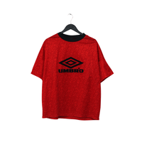 1990/93 Vintage Umbro Pro Football Training Shirt (XL) England Template