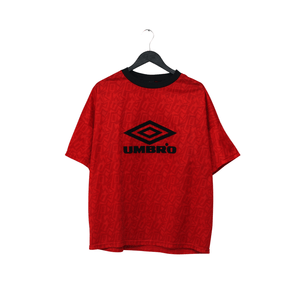 1990/93 Vintage Umbro Pro Football Training Shirt (XL) England Template
