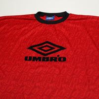 1990/93 Vintage Umbro Pro Football Training Shirt (XL) England Template