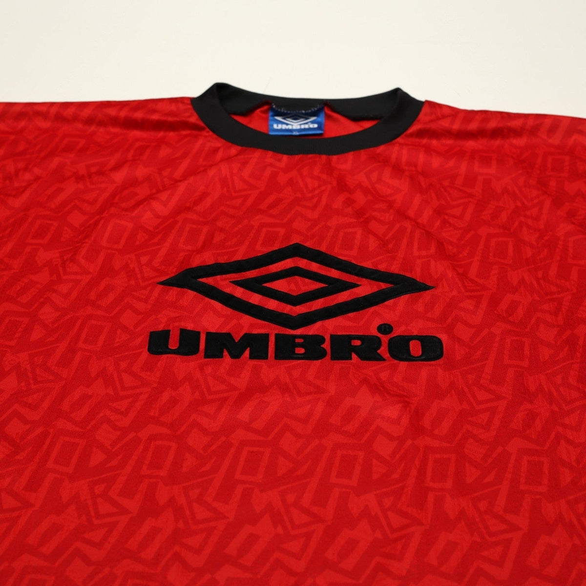 1990/93 Vintage Umbro Pro Football Training Shirt (XL) England Template