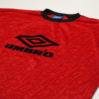 1990/93 Vintage Umbro Pro Football Training Shirt (XL) England Template
