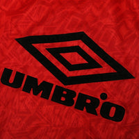 1990/93 Vintage Umbro Pro Football Training Shirt (XL) England Template