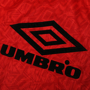 1990/93 Vintage Umbro Pro Football Training Shirt (XL) England Template