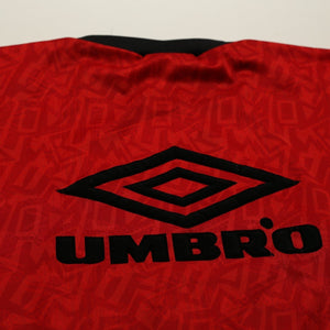 1990/93 Vintage Umbro Pro Football Training Shirt (XL) England Template