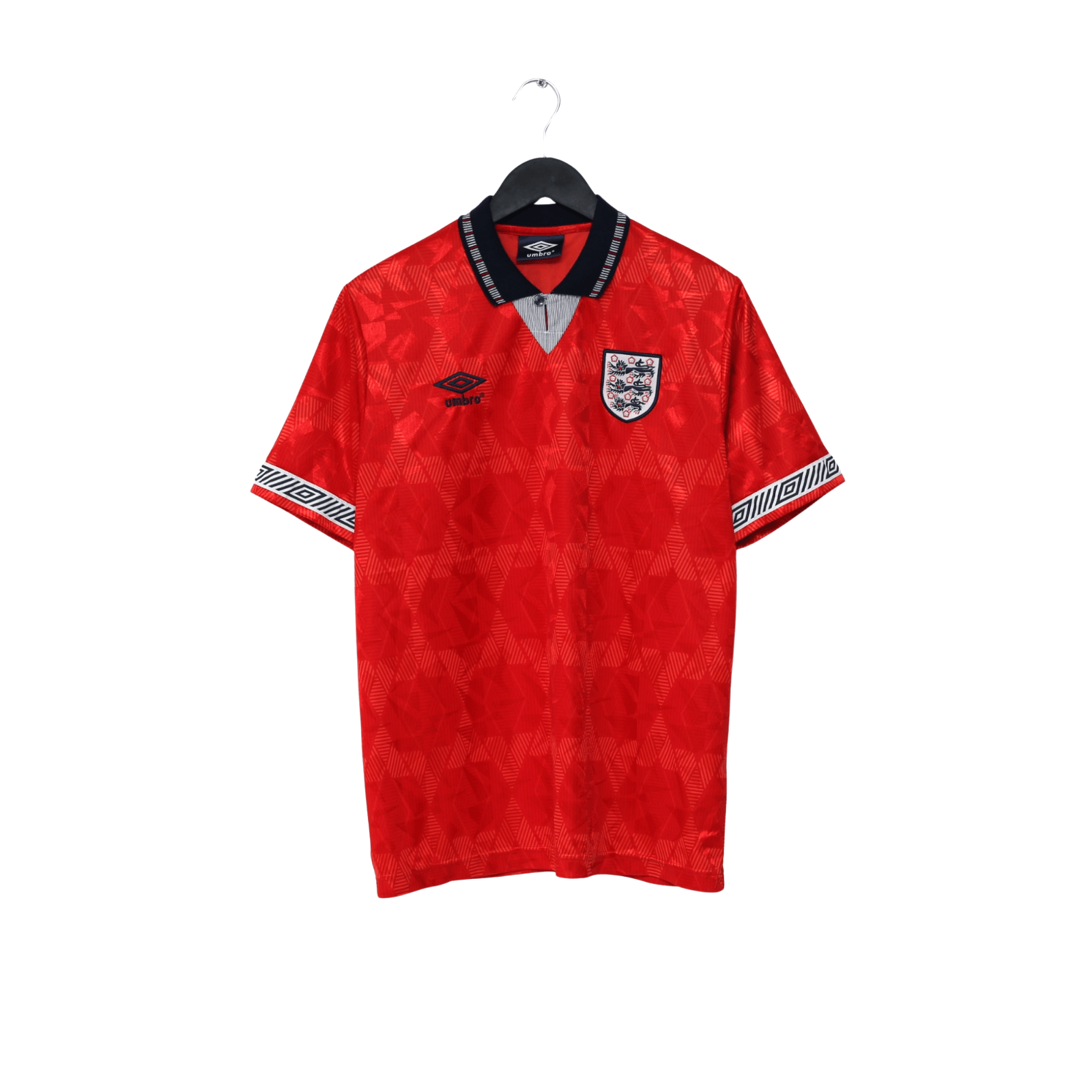 1990/93 Wright #14 England Vintage Umbro Away Football Shirt (M) US Cup 93
