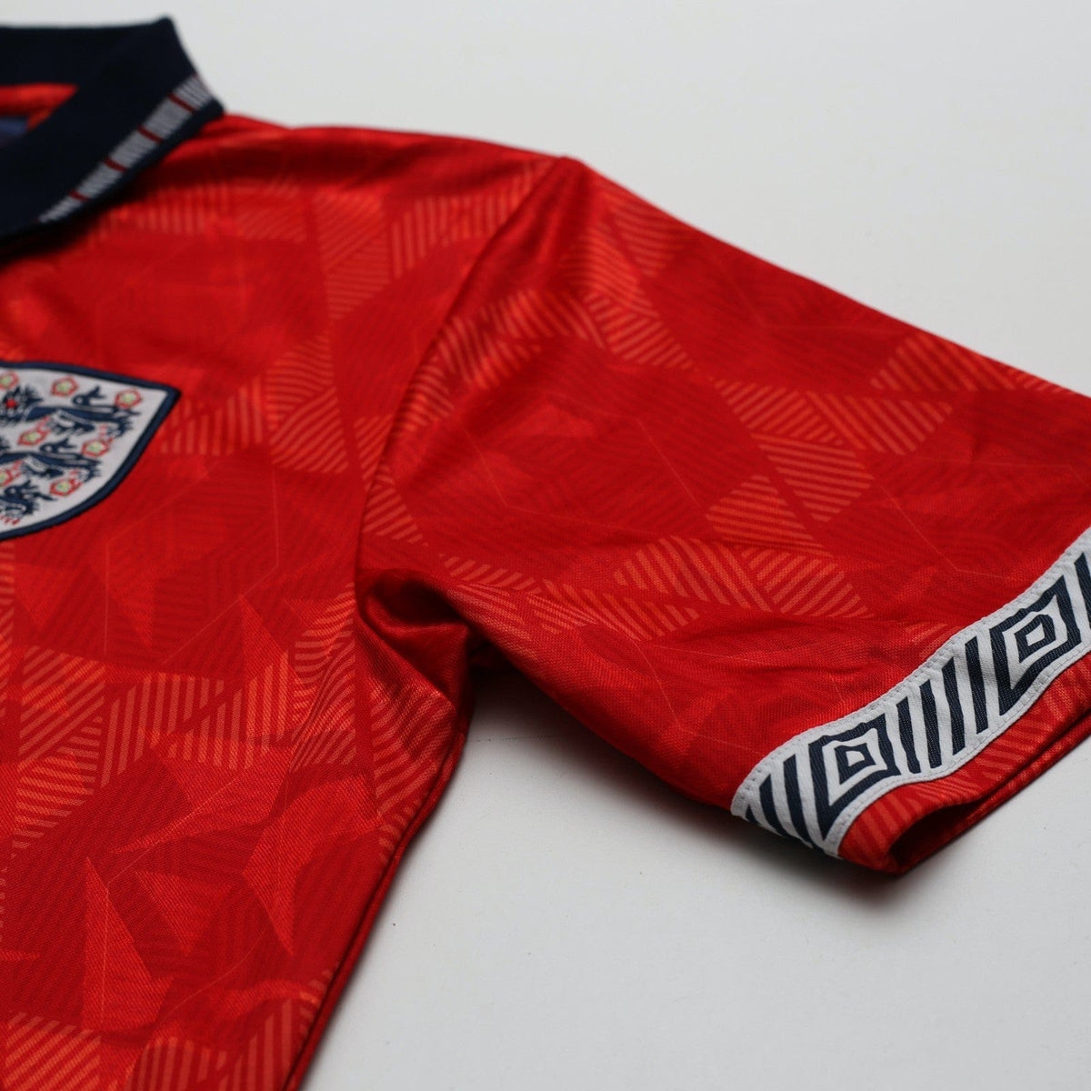 1990/93 Wright #14 England Vintage Umbro Away Football Shirt (M) US Cup 93