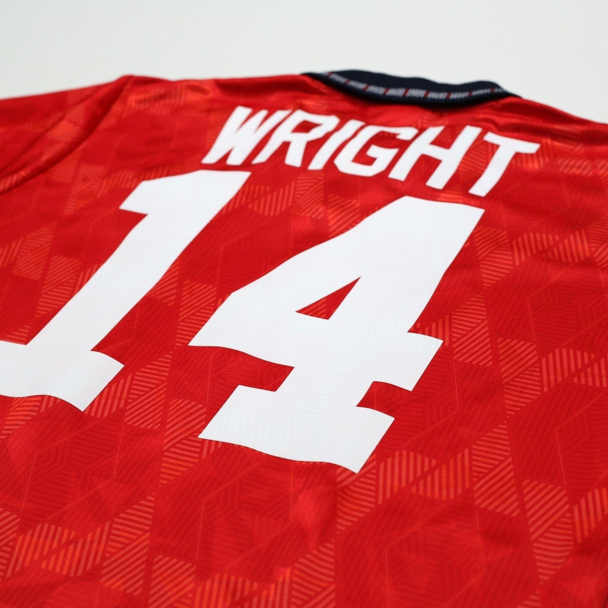 1990/93 Wright #14 England Vintage Umbro Away Football Shirt (M) US Cup 93