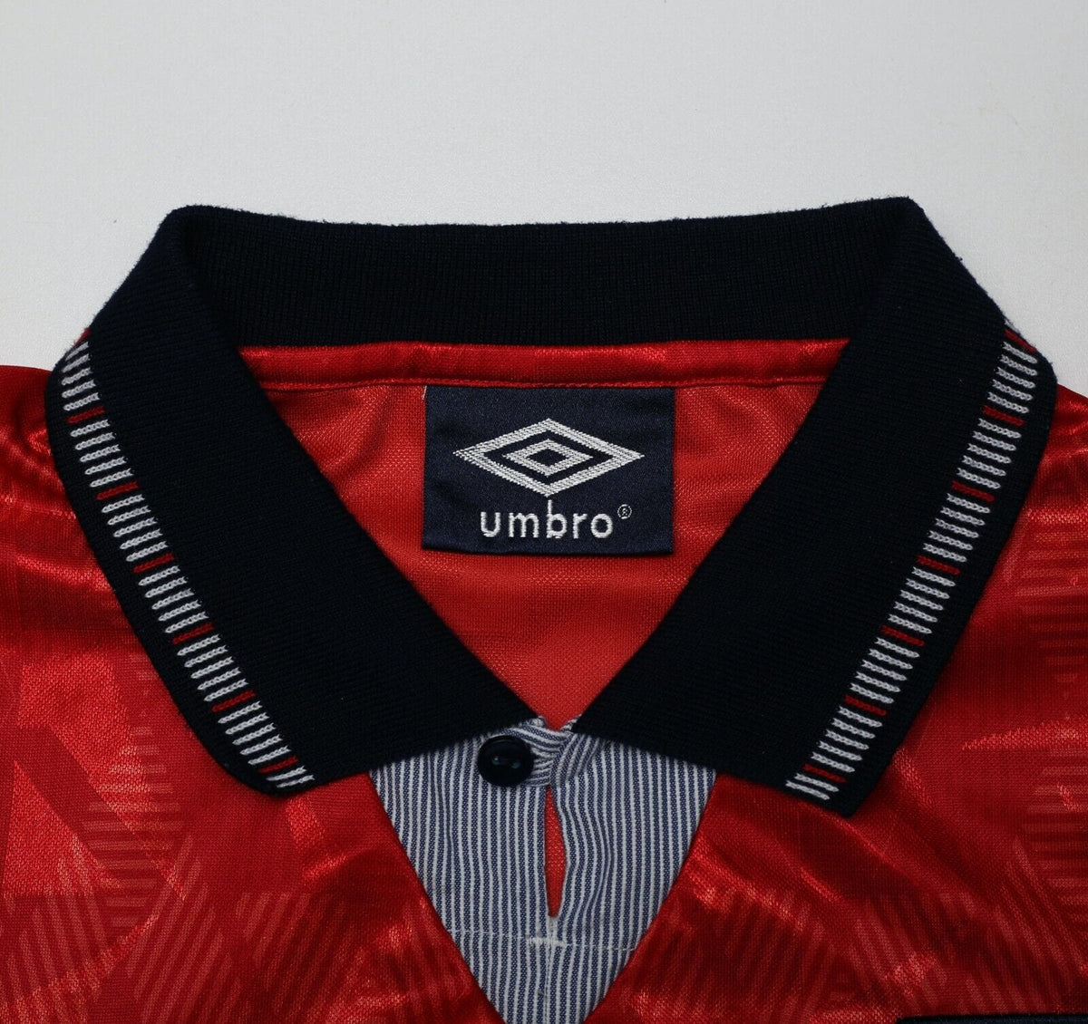 1990/93 WRIGHT #8 England Retro Umbro Away Football Shirt (M) San Marino