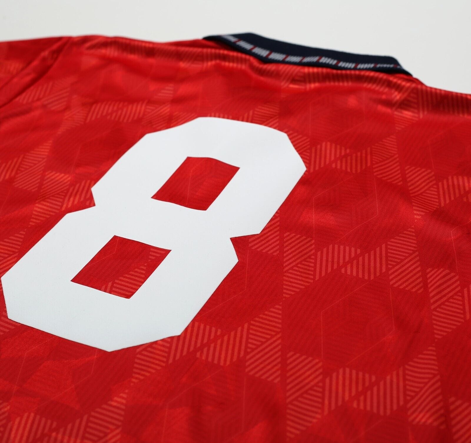 1990/93 WRIGHT #8 England Retro Umbro Away Football Shirt (M) San Marino