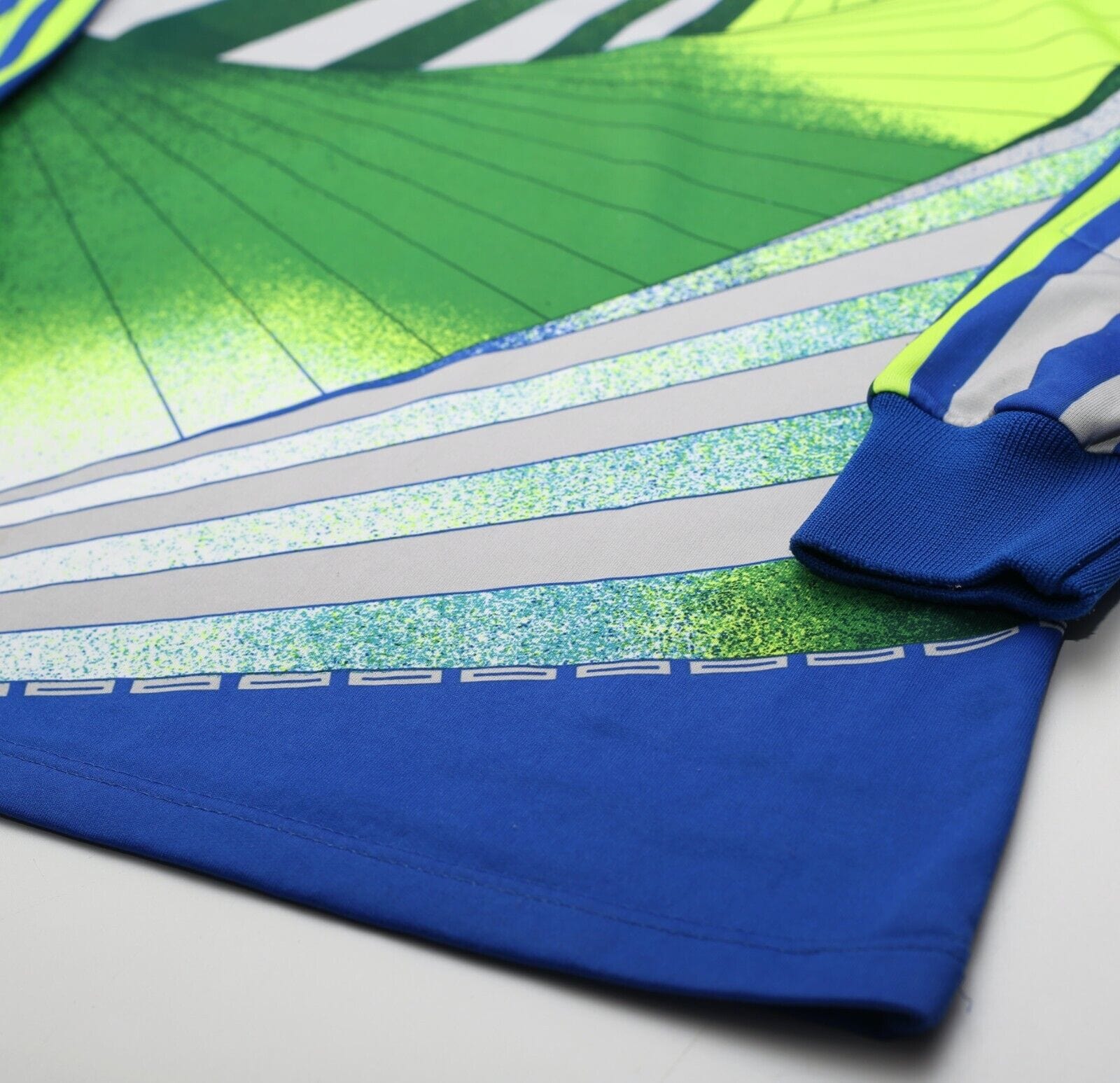 1990/94 #1 ADIDAS Vintage GoalKeeper Football Shirt Jersey (M) Marseille Barthez