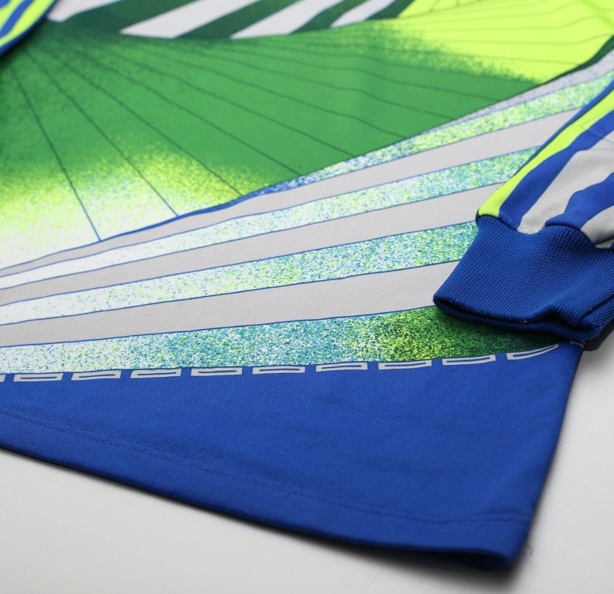 1990/94 #1 ADIDAS Vintage GoalKeeper Football Shirt Jersey (M) Marseille Barthez