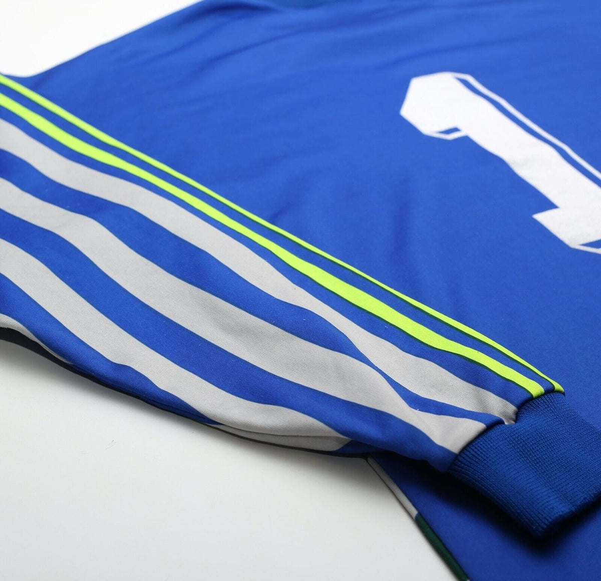 1990/94 #1 ADIDAS Vintage GoalKeeper Football Shirt Jersey (M) Marseille Barthez