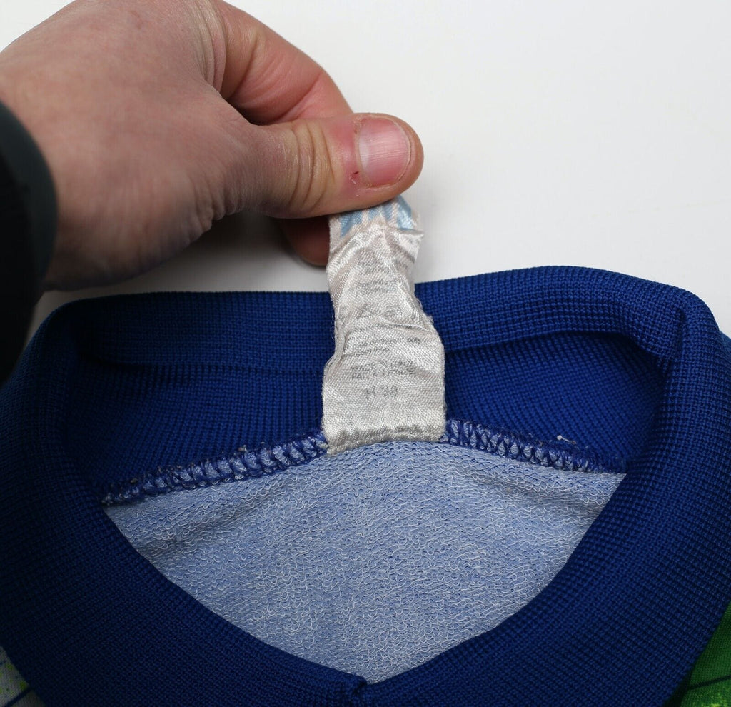 1990/94 #1 ADIDAS Vintage GoalKeeper Football Shirt Jersey (M) Marseille Barthez