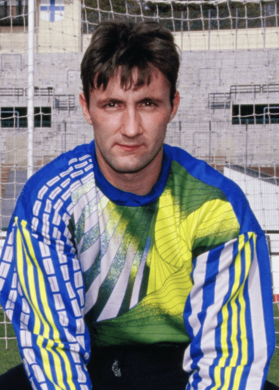 1990/94 #1 ADIDAS Vintage GoalKeeper Football Shirt Jersey (M) Marseille Barthez