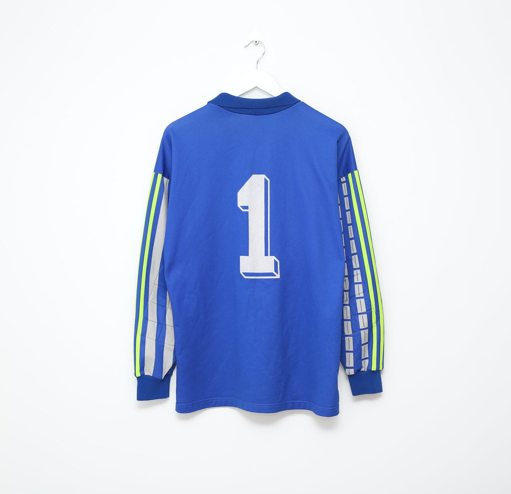 1990/94 #1 ADIDAS Vintage GoalKeeper Football Shirt Jersey (M) Marseille Barthez