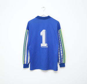 1990/94 #1 ADIDAS Vintage GoalKeeper Football Shirt Jersey (M) Marseille Barthez