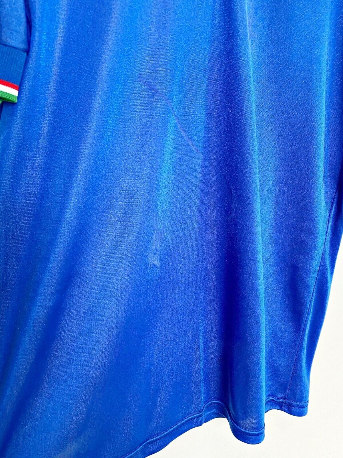 1990 ANCELOTTI #9 Italy Vintage Diadora Football Shirt (S) Real Madrid Italia 90