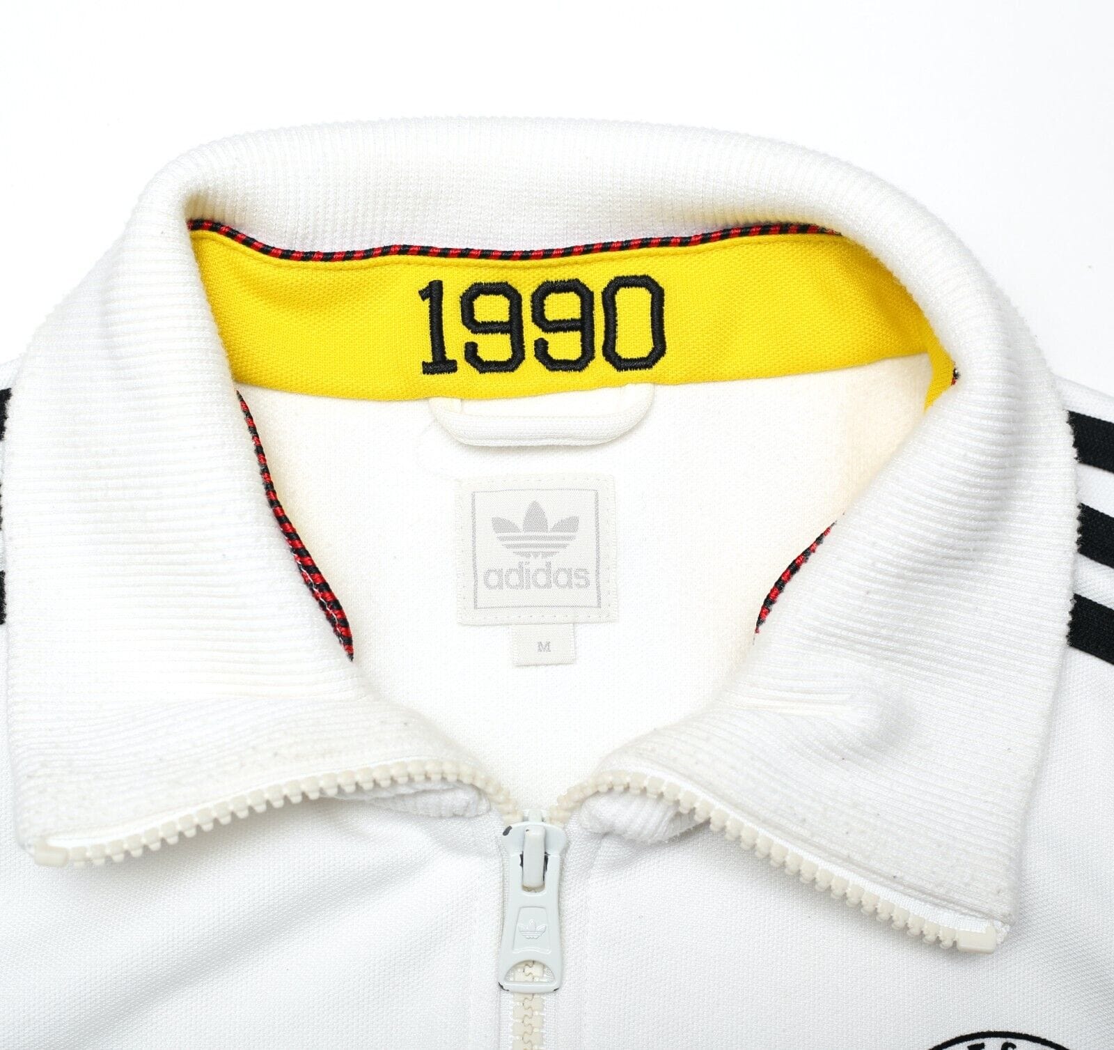 1990 GERMANY Retro adidas Originals Football Track Top Jacket (M)  Italia 90