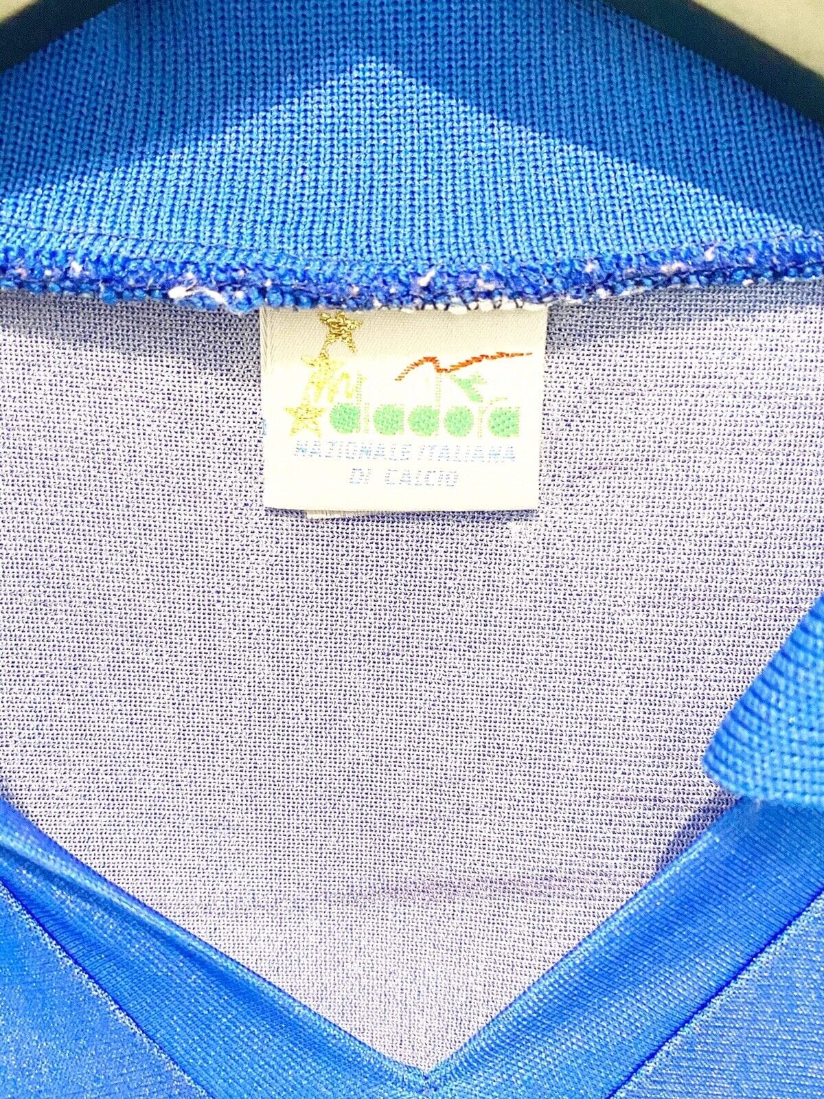 1990 MALDINI #7 Italy Vintage Diadora Home Football Shirt Italia 90 (M) AC Milan