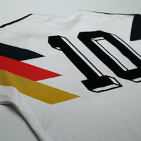1990 Matthaus #10 Germany Retro adidas Originals Football Shirt (M/L) Italia 90