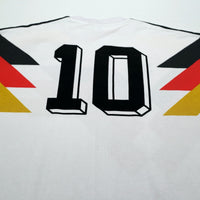 1990 Matthaus #10 Germany Retro adidas Originals Football Shirt (M/L) Italia 90