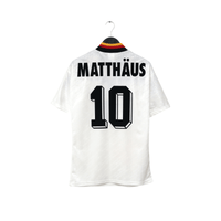 1990 Matthaus #10 Germany Vintage adidas Football Shirt (S) USA 94