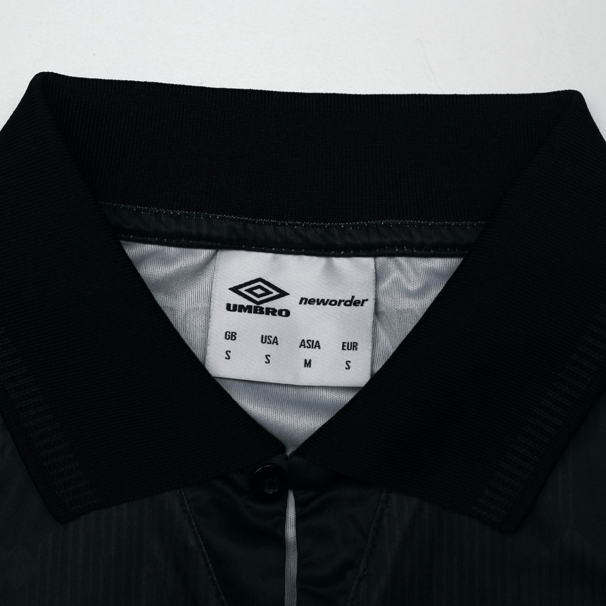 1990 New Order x Umbro Retro Blackout Football Shirt (S) Italia 90 England