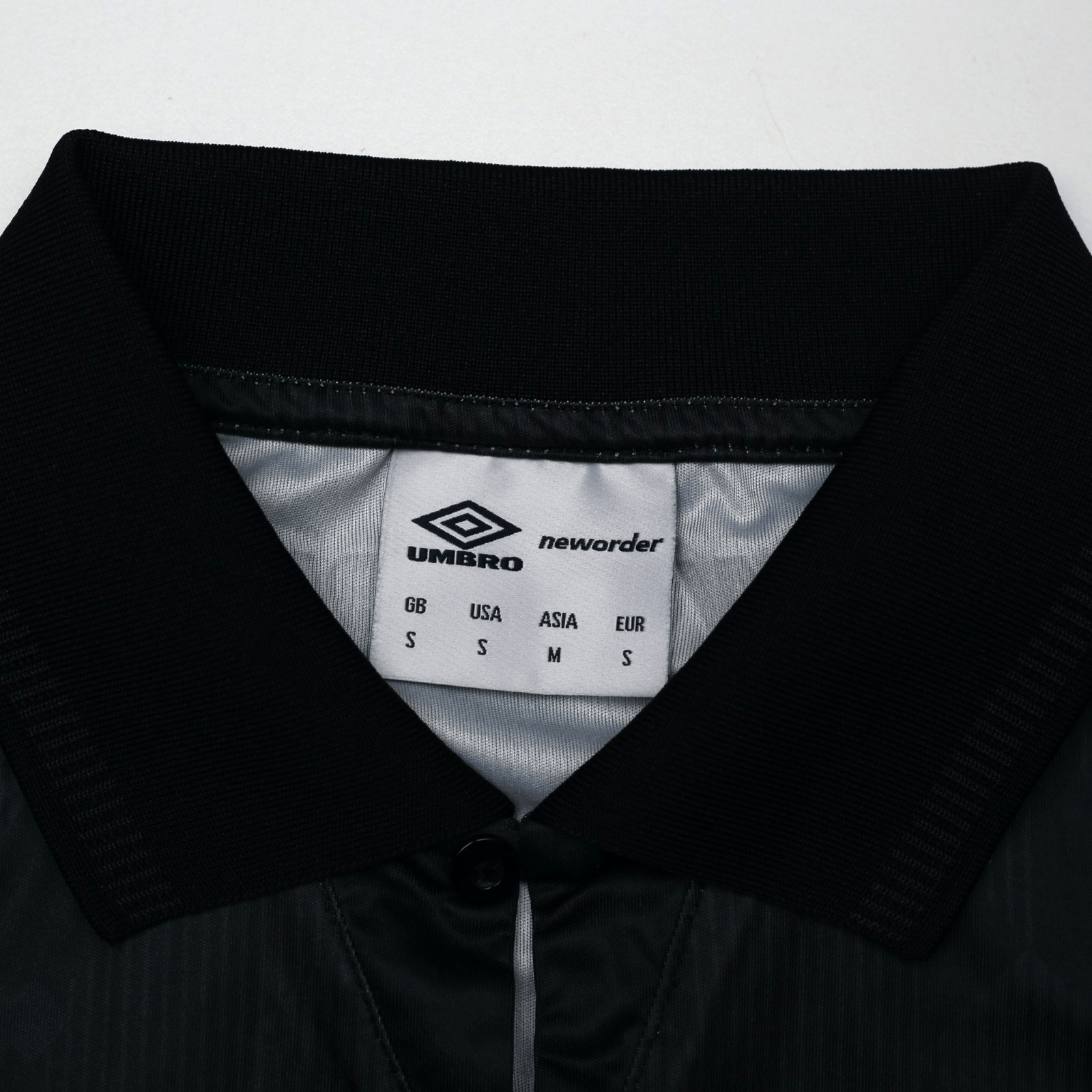 1990 New Order x Umbro Retro Blackout Football Shirt (S) Italia 90 England