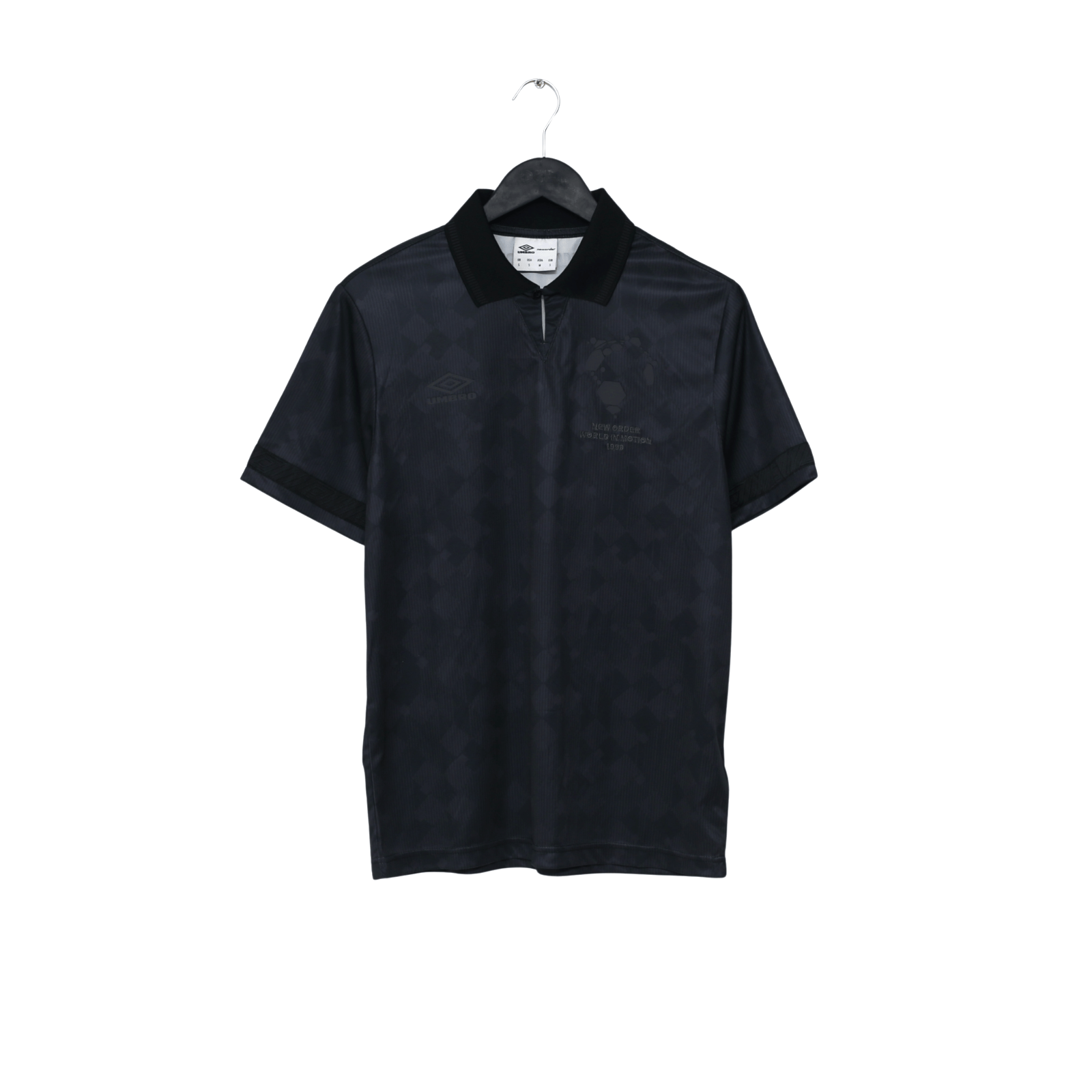 1990 New Order x Umbro Retro Blackout Football Shirt (S) Italia 90 England