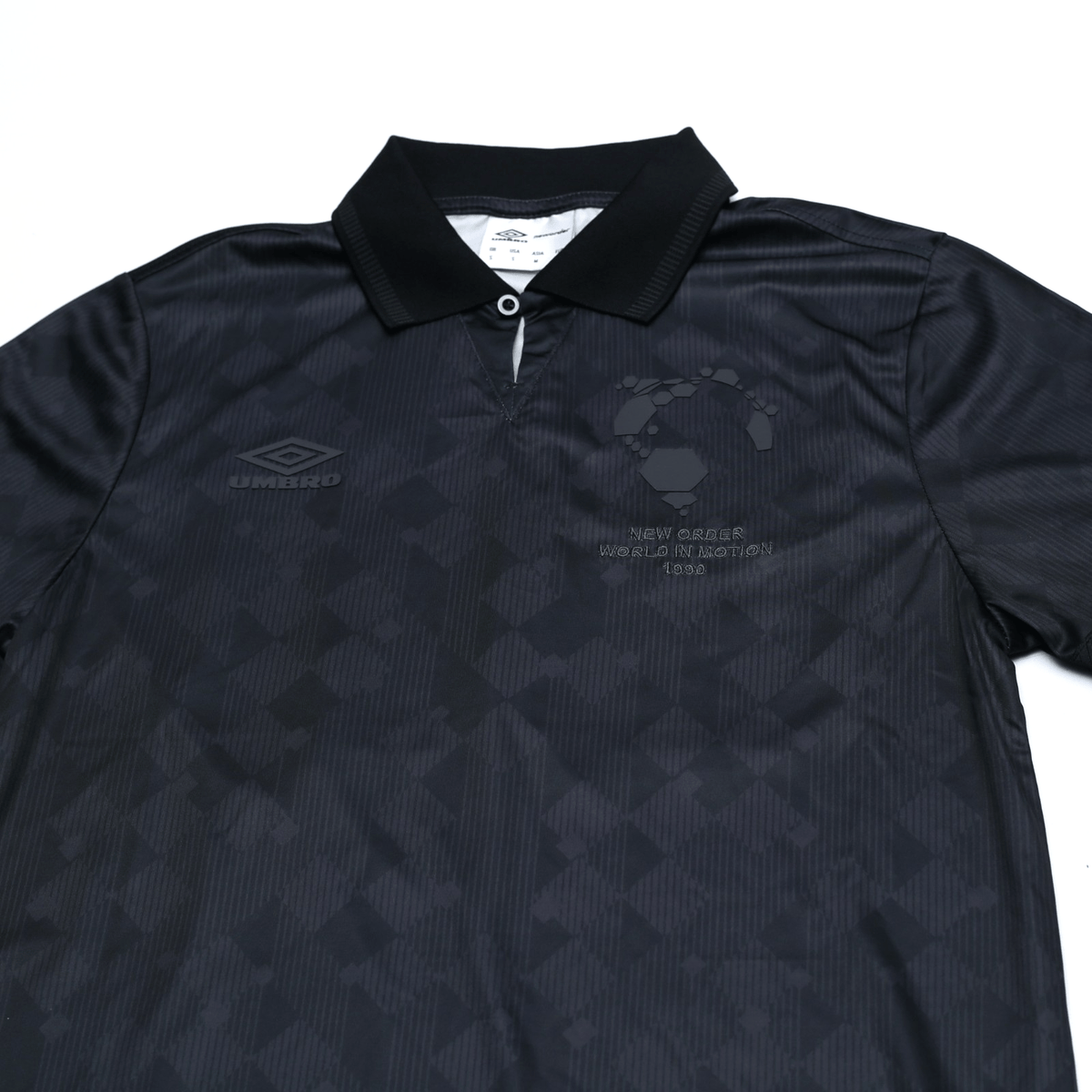 1990 New Order x Umbro Retro Blackout Football Shirt (S) Italia 90 England