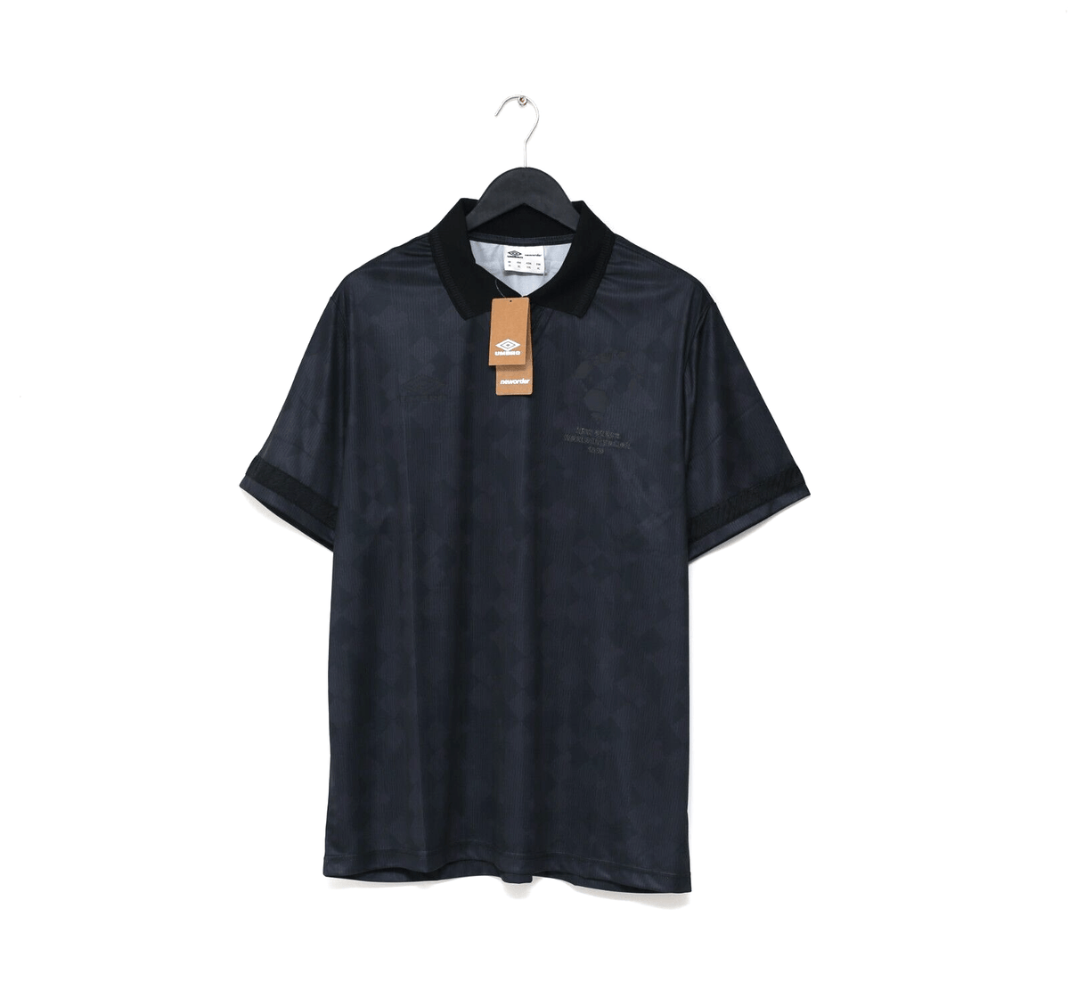 1990 NEW ORDER x UMBRO Retro Blackout Football Shirt (XL) Italia 90 BNWT England