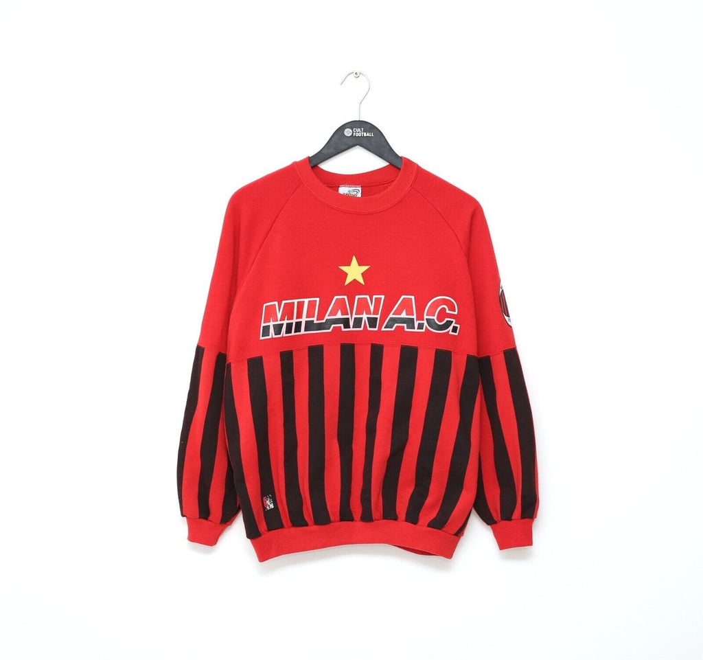 1990's AC MILAN Vintage Le Felpe Dei Grandi Club Football Sweatshirt (M)