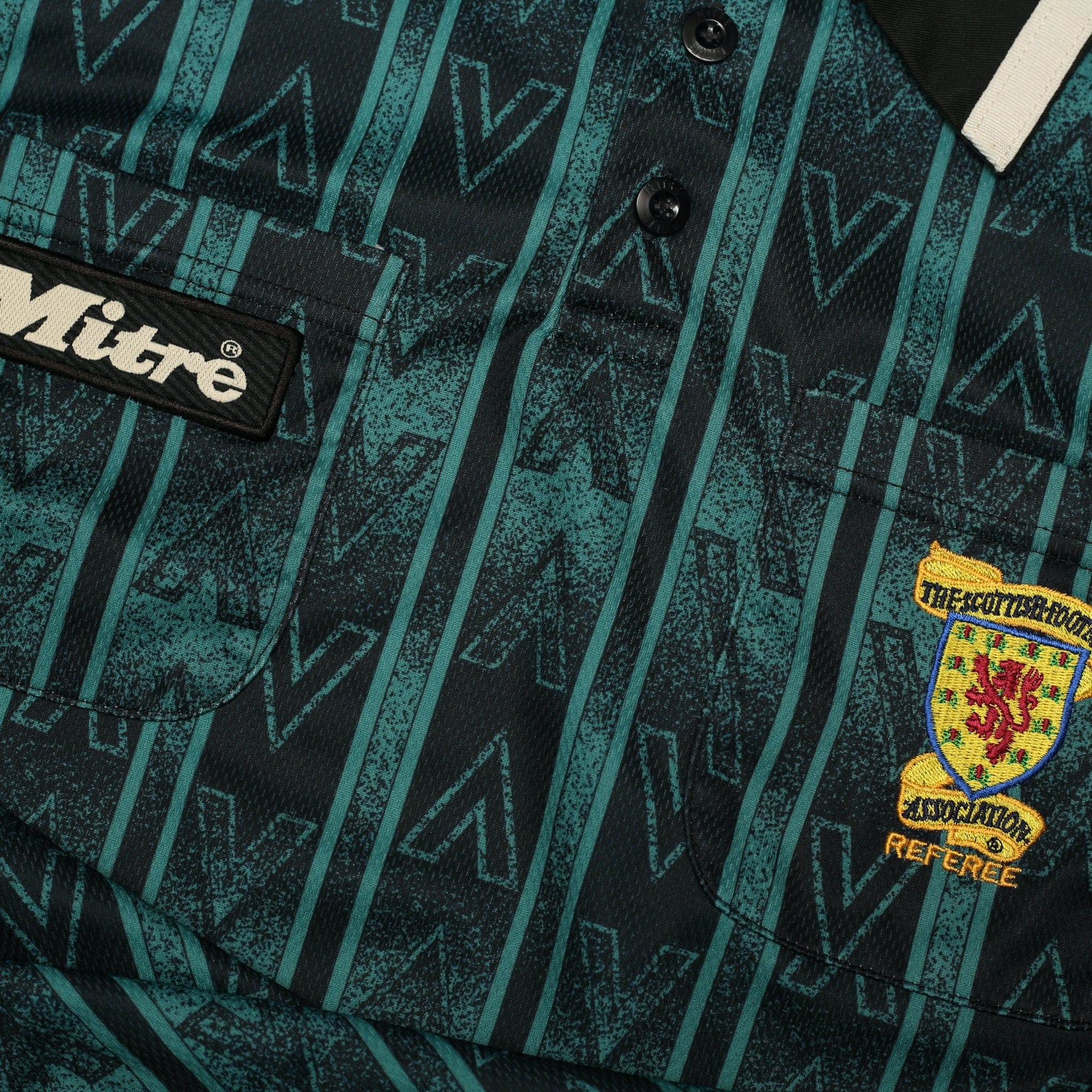 1990's Scotland SFA Vintage Mitre Football Referee Shirt (M)