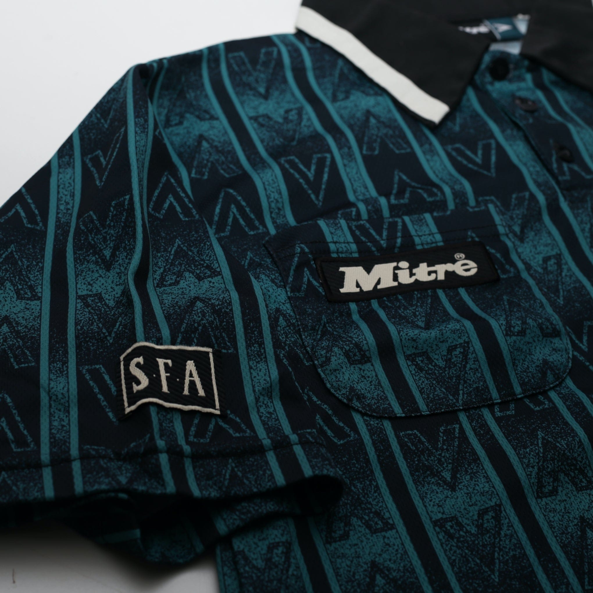 1990's Scotland SFA Vintage Mitre Football Referee Shirt (M)