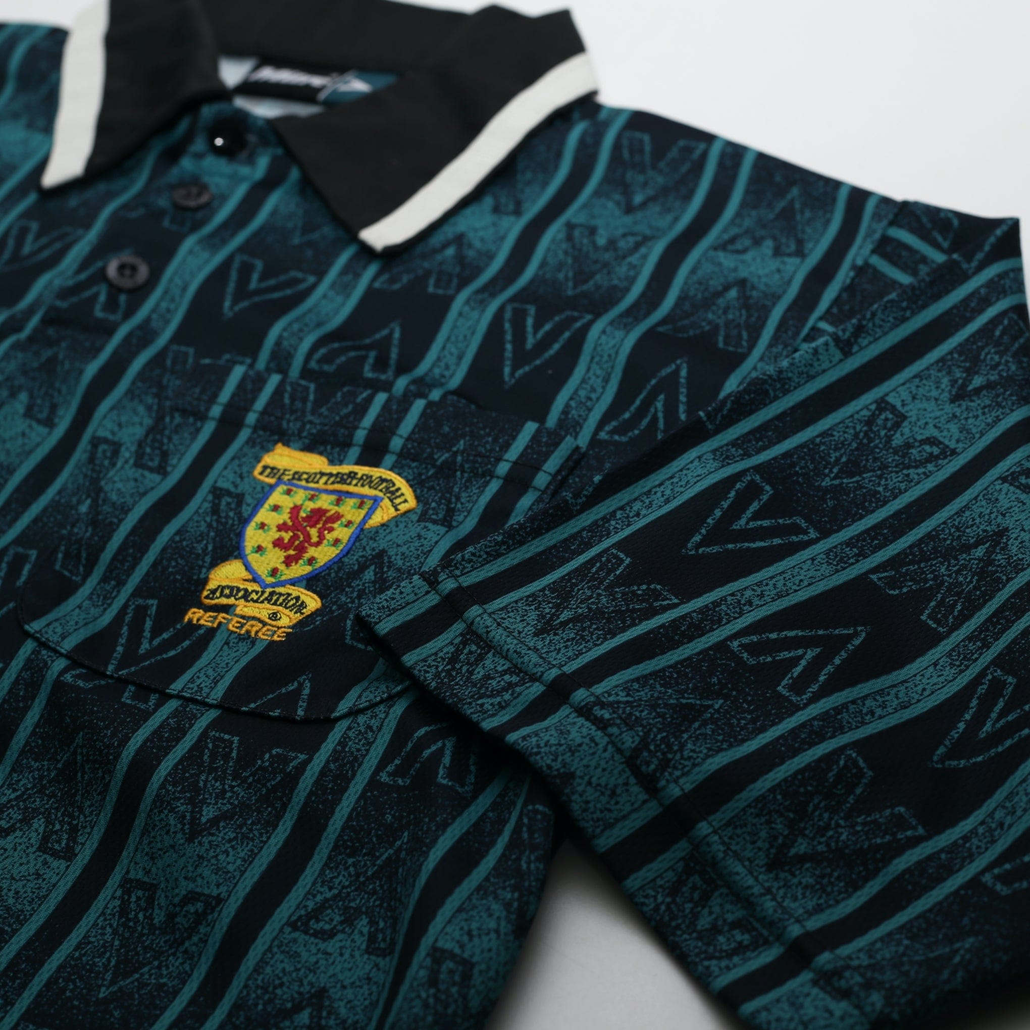 1990's Scotland SFA Vintage Mitre Football Referee Shirt (M)
