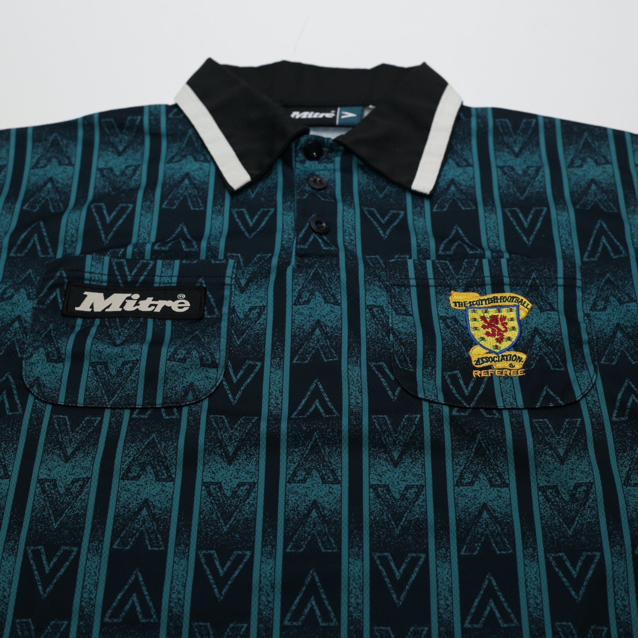 1990's Scotland SFA Vintage Mitre Football Referee Shirt (M)